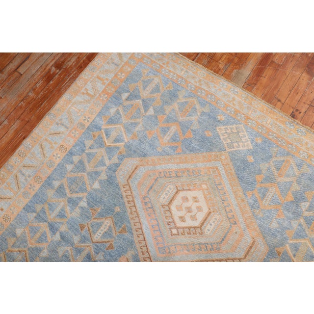 Blue Tribal Antique Malayer Rug - 5'9" x 8'4" For Sale - Image 4 of 8