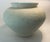 Haeger Vintage 1986 Haeger Pottery Vase: Textured Off-White With Hidden Turquoise Glaze For Sale - Image 4 of 11