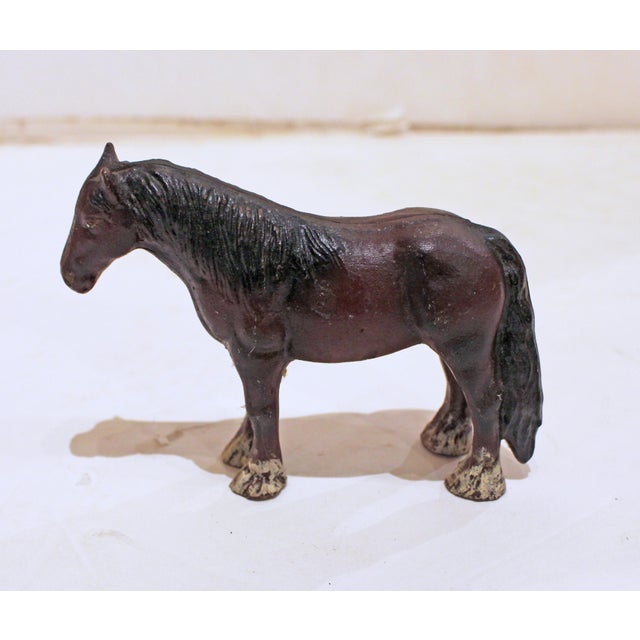Mid-20th Century American Cast Iron "Stock Farm" Barn and Animals For Sale - Image 9 of 15