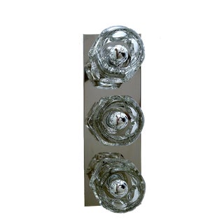 Large Glass Sconces from Peill & Putzler, 1970s, Set of 2 For Sale