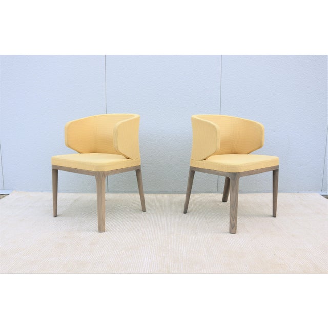 2010s Contemporary Khodi Feiz for Geiger a Line Wing-Back Guest Side Chairs - a Pair For Sale - Image 5 of 13