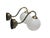 Metal Art Deco Wall Lamps in Metal, Poland, 1950s, Set of 2 For Sale - Image 7 of 8