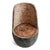 Solid coconut palm hand carved sculptural vintage chair. Celebrating the natural density and dramatic grain of the...