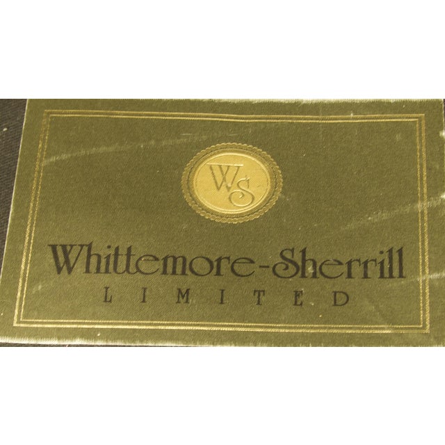 Whittemore-Sherrill Oxblood Leather Rolled Arm Club Chair & Ottoman, Made in Usa Late 20th Century For Sale In Salt Lake City - Image 6 of 6