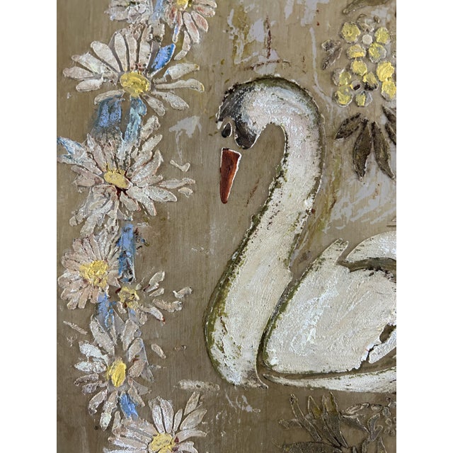 Vintage Painted Armoire with Chinoiserie, 1920s For Sale - Image 10 of 16