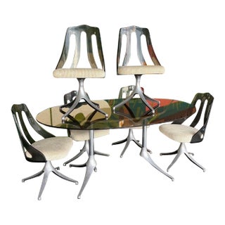 Mid Century Space Age Howell Dining Set For Sale