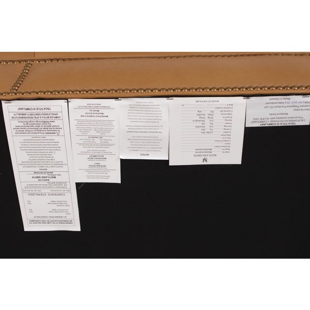 Maitland Smith Ra-324 Washington Leather Sofa For Sale - Image 18 of 18