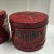 American Vintage Red Mothine Tins - A Pair For Sale - Image 3 of 7