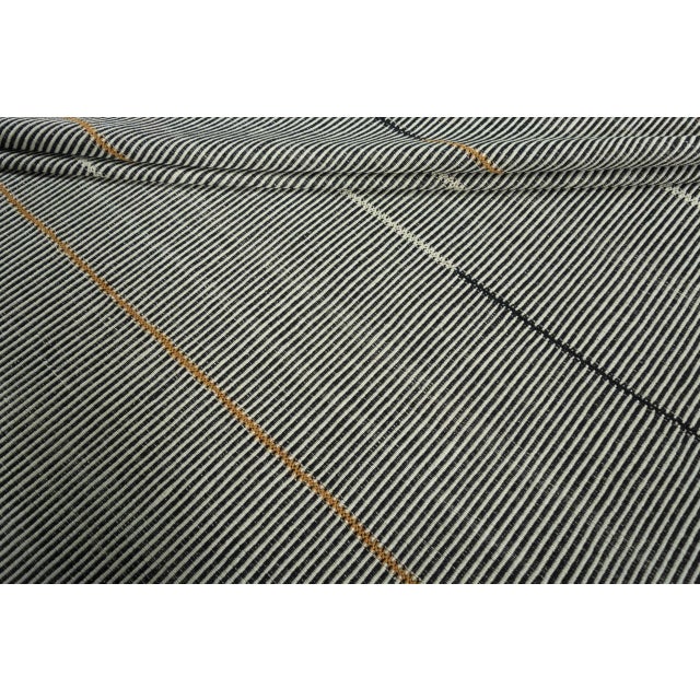 Beige Handwoven Modern Kilim Rug For Sale - Image 8 of 9