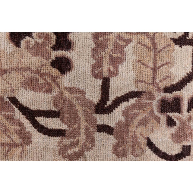 Ivory Authentic 19th Century Chinese Carpet Doris Leslie Blau For Sale - Image 8 of 9