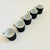 Mid-Century Modern Mid Century Porcelain Demitasse Mugs - Set of 5 - Black and White Glazes For Sale - Image 3 of 11