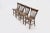 Dutch Brutalist Oak Dining Chairs, 1960s, Set of 4 For Sale - Image 9 of 11