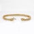 Metal Solid 14k Yellow Gold Estate Natural Diamond Tennis Bracelet | Box Clasp Closure For Sale - Image 7 of 8