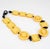 Angela Caputi Angela Caputi Yellow and Black Resin Necklace For Sale - Image 4 of 10