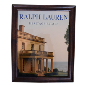 Ralph Lauren Heritage Estate Framed Advert Sign