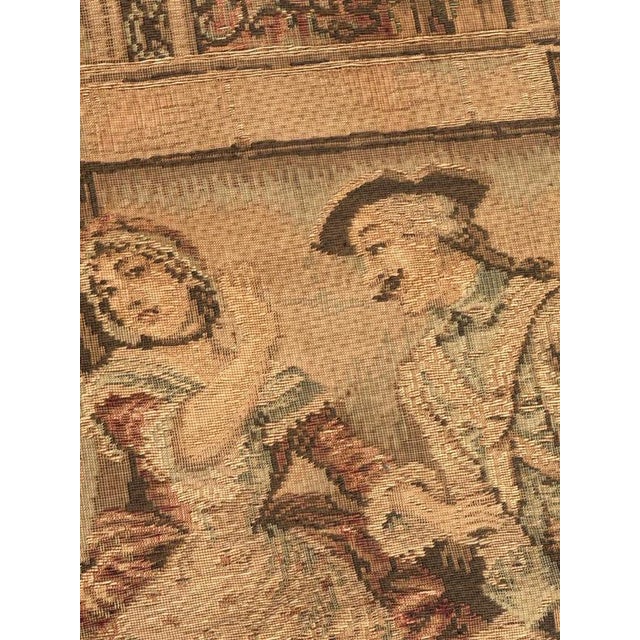 Vintage Aubusson Jacquard Tapestry, 1960s For Sale - Image 12 of 18