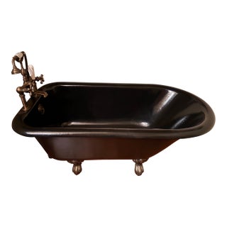 Bathtub - Custom Black "Sunrise Specialty" Cast Iron Bathtub. Excellent Condition, in Working Order. For Sale