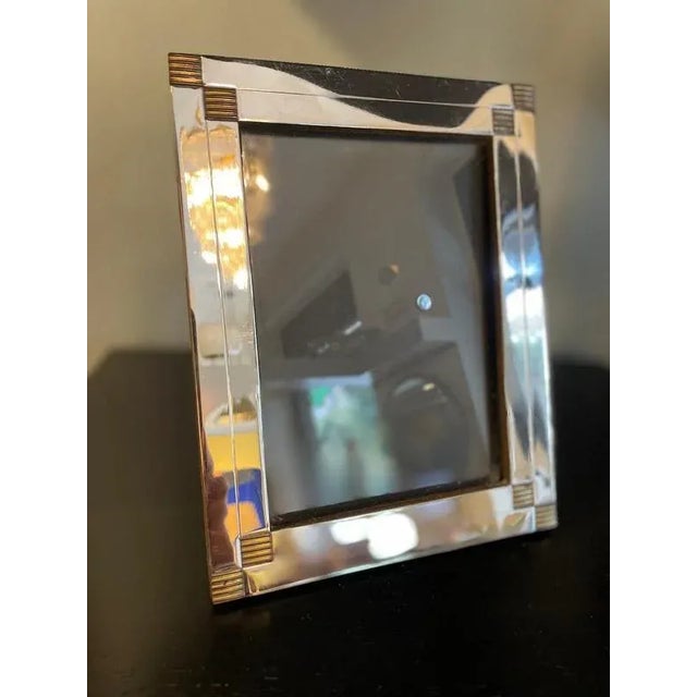 Metal Steel and Brass Frame, 1970s For Sale - Image 7 of 7