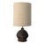 Vintage Mid-Century Large Flame Glaze Studio Pottery Lamp For Sale