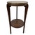 Vienna Secession Oak Side Table with Brass Top and Beaded Details, 1890s For Sale - Image 10 of 10