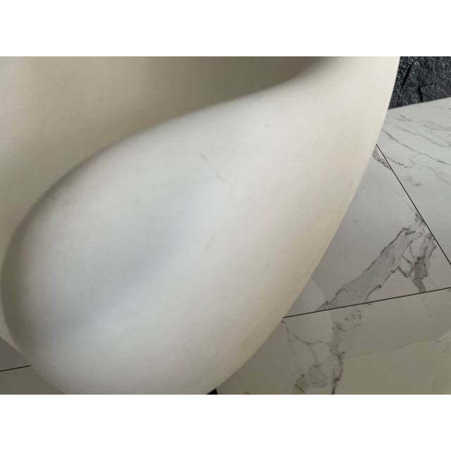 White 20th Century Modernism Matte White RM58 Armchair by Vzór for Roman Modzelewski For Sale - Image 8 of 18