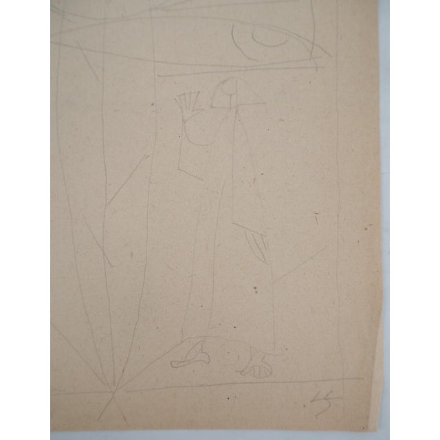 Léopold Survage, Surrealist Tribute to Nature, Original Drawing For Sale - Image 5 of 8