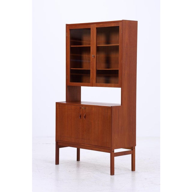 Vintage Teak Display Cabinet, 1960s For Sale - Image 10 of 11
