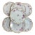 Vintage French Limoges Haviland Luncheon Plates Purple, Blue and Pink Flowers With Gold Edges - Set of 7 For Sale