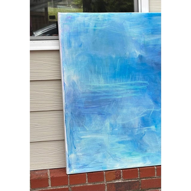 2020s Blue Refection 36x48 For Sale - Image 5 of 5