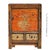 Chinoiserie Early 20th Century Hand-Painted Mongolian Elmwood Chinese Chest Cabinet For Sale - Image 3 of 16