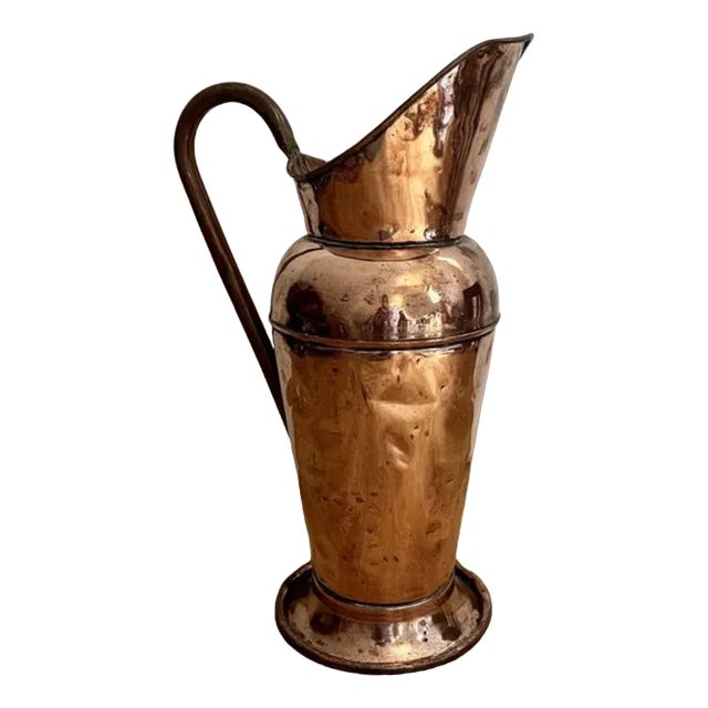 Large Victorian Copper Jug, 1850s For Sale