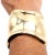 Contemporary Late 20th Century Tiffany & Co. Peretti Yellow Gold Medium Bone Cuff Bracelet For Sale - Image 3 of 14