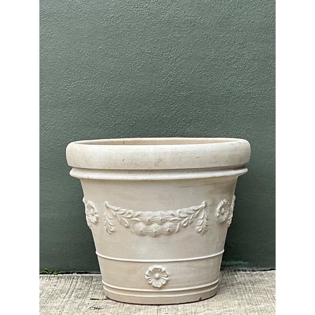 Late 20th Century Vintage Italian Terracotta Planter For Sale - Image 5 of 16