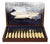 Antique Fish Cutlery Set in Original Case by Finnigans, 1890s For Sale - Image 6 of 6