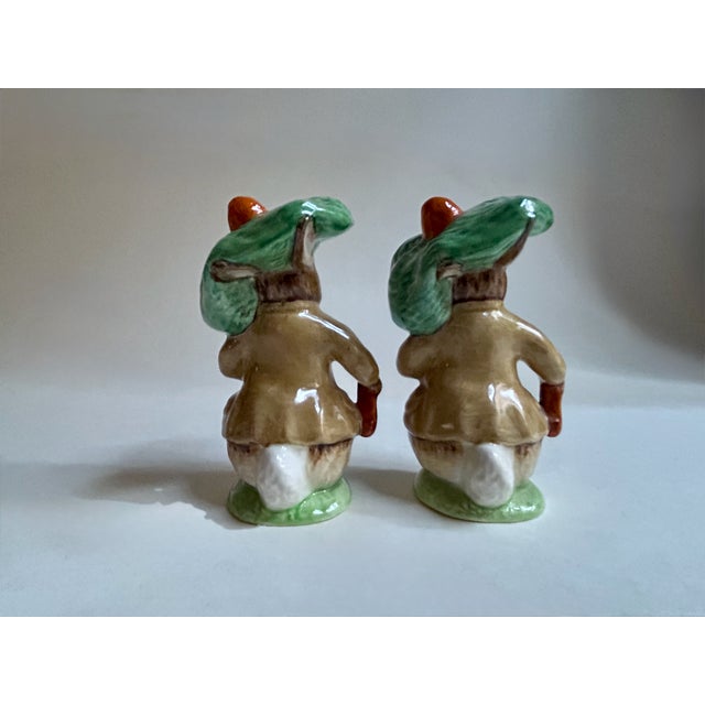 Pair Beswick "Benjamin Bunny" Porcelain Figurines, C. 1970's For Sale - Image 14 of 18