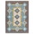 Doris Leslie Blau Vintage Swedish Flat Woven Rug Signed With Initials GS For Sale