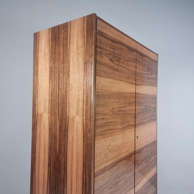 Vintage Wardrobe in Walnut, 1970s For Sale - Image 3 of 13