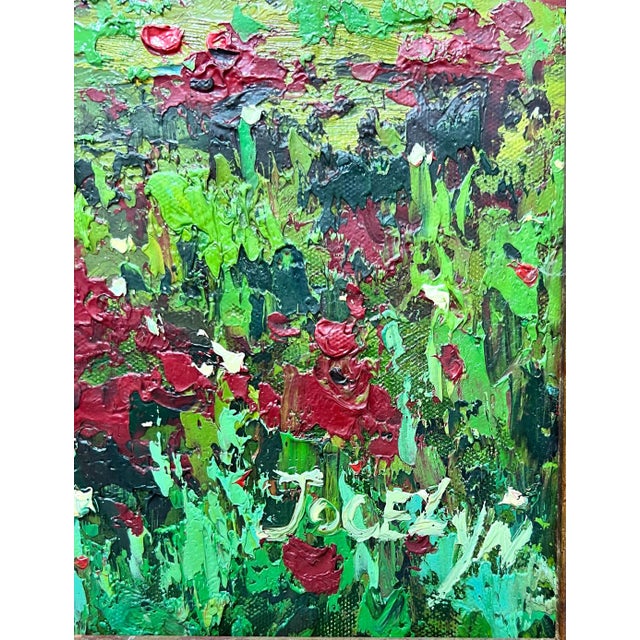 20th Century Original Oil on Canvas Painting - Italian Poppies ...