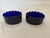A very rare pair of early 19th century Bristol blue glass master salts, or salt dishes, dating to circa 1830. Unusual,...