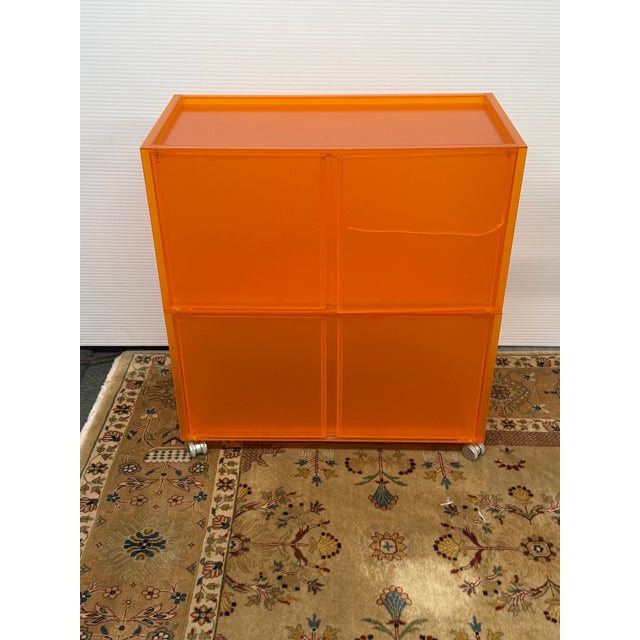 Design Plus Gallery presents a Two Piece Set of One Modular Storage Units by Piero Lissoni for Kartell. The "One" storage...