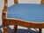 Antique Gondola Armchair in Walnut and Fabric For Sale - Image 3 of 18
