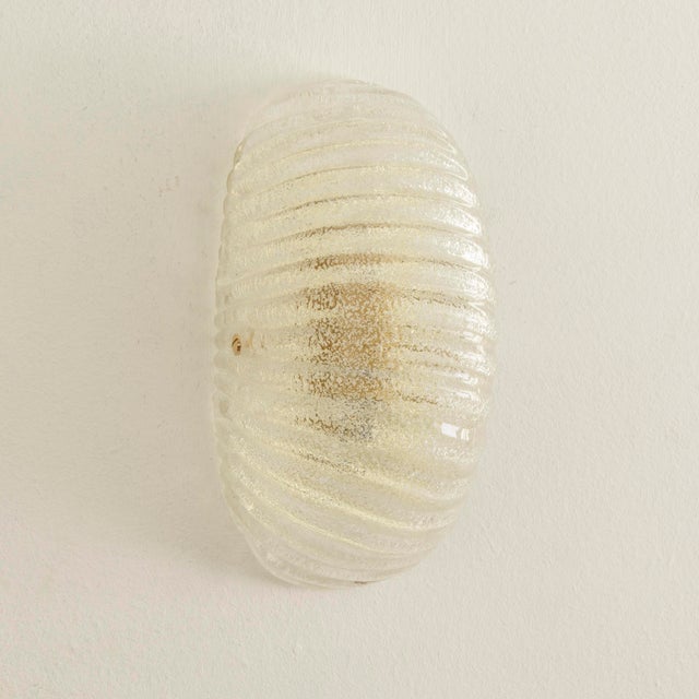 Italian Murano Glass and Brass Wall Lights, 1990s, Set of 2 For Sale - Image 11 of 12