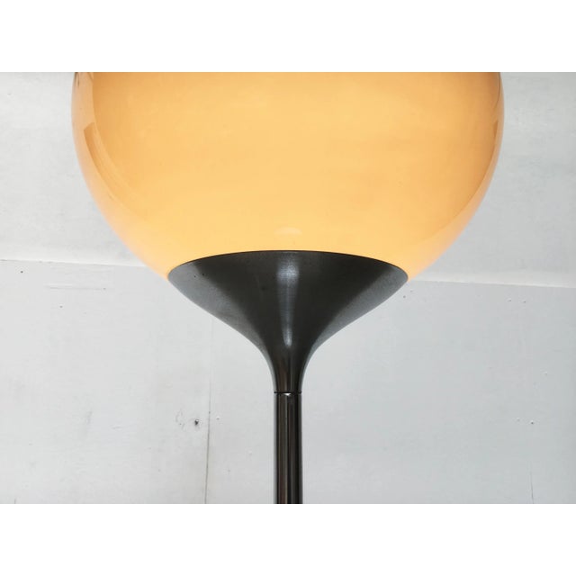 Mid-Century Italian Space Age Flash Floor Lamp from Guzzini For Sale - Image 9 of 18