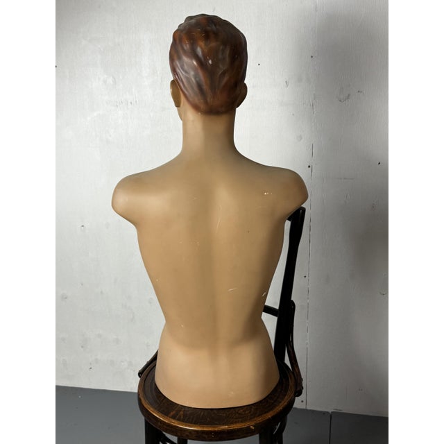 Mid-Century Modern Mid-Century Male Mannequin Bust, 1950s For Sale - Image 3 of 9