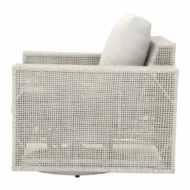 Tropez Olefin Fabric Swivel Outdoor Rocker by Essentials for Living For Sale - Image 4 of 5