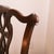 Chippendale Antique Chippendale Style Ribbon Back Side Chair With Red & White Upholstery For Sale - Image 3 of 8