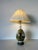 Vintage Hand - Painted Porcelain Table Lamp For Sale - Image 12 of 13