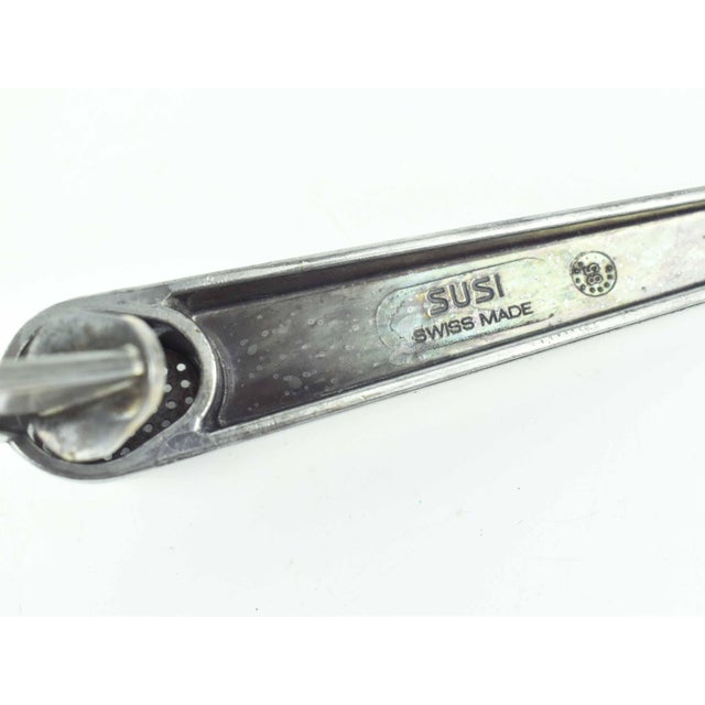 Mid 20th Century Set of 10 Eclectic Aluminum & Chrome Kitchen Utensil Tools Collection - Usa, Italy, Switzerland For Sale - Image 10 of 18