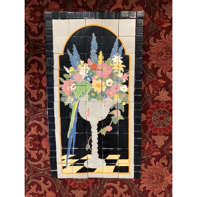 1920s Antique Claycraft Tile Company Mural For Sale - Image 13 of 13