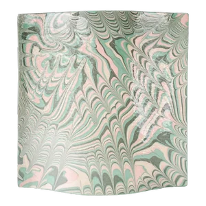 John Bergen Postmodern Marbled Glaze Vase